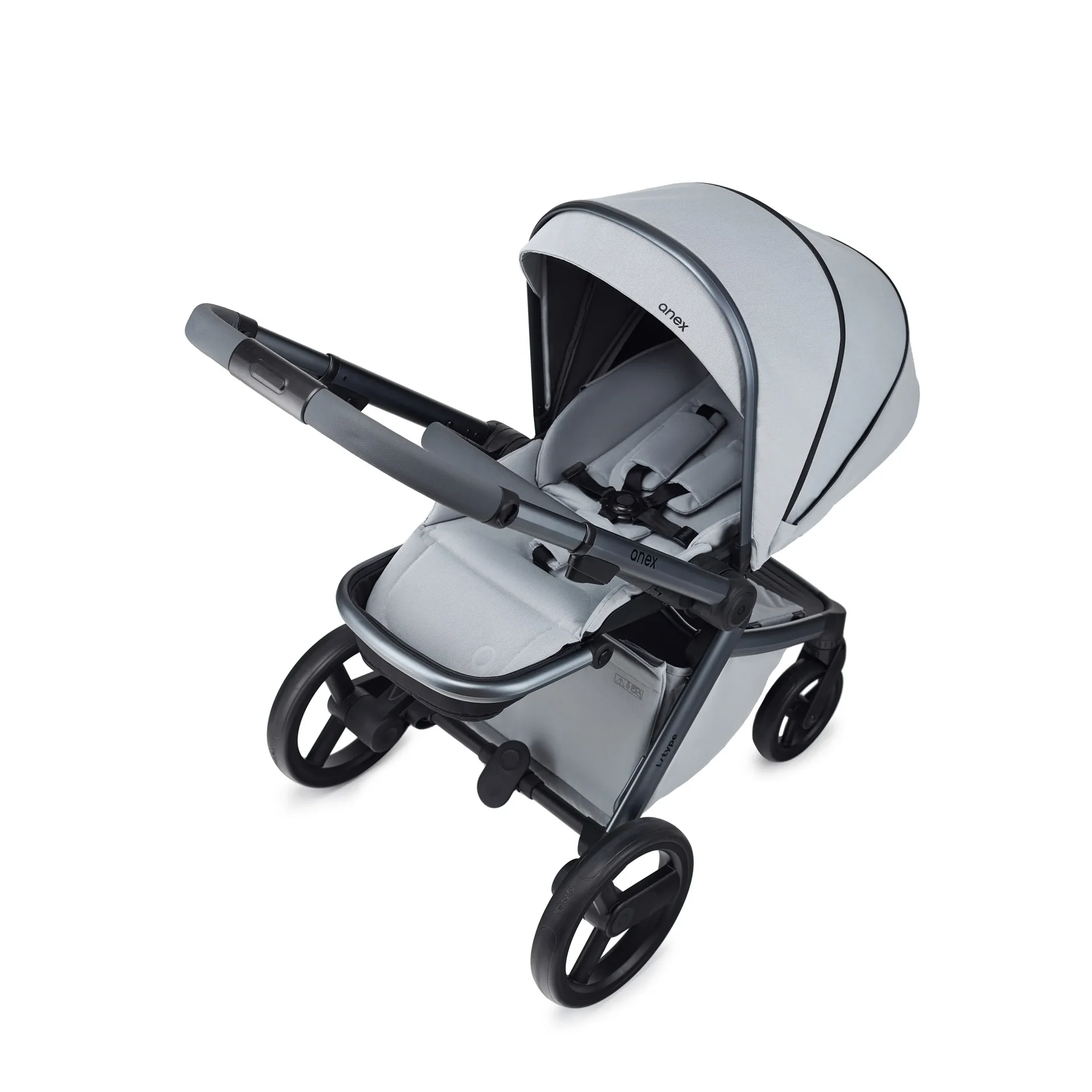 Kombi-Kinderwagen Anex L-Type Frost mit Wanne, Aluminiumgestell
