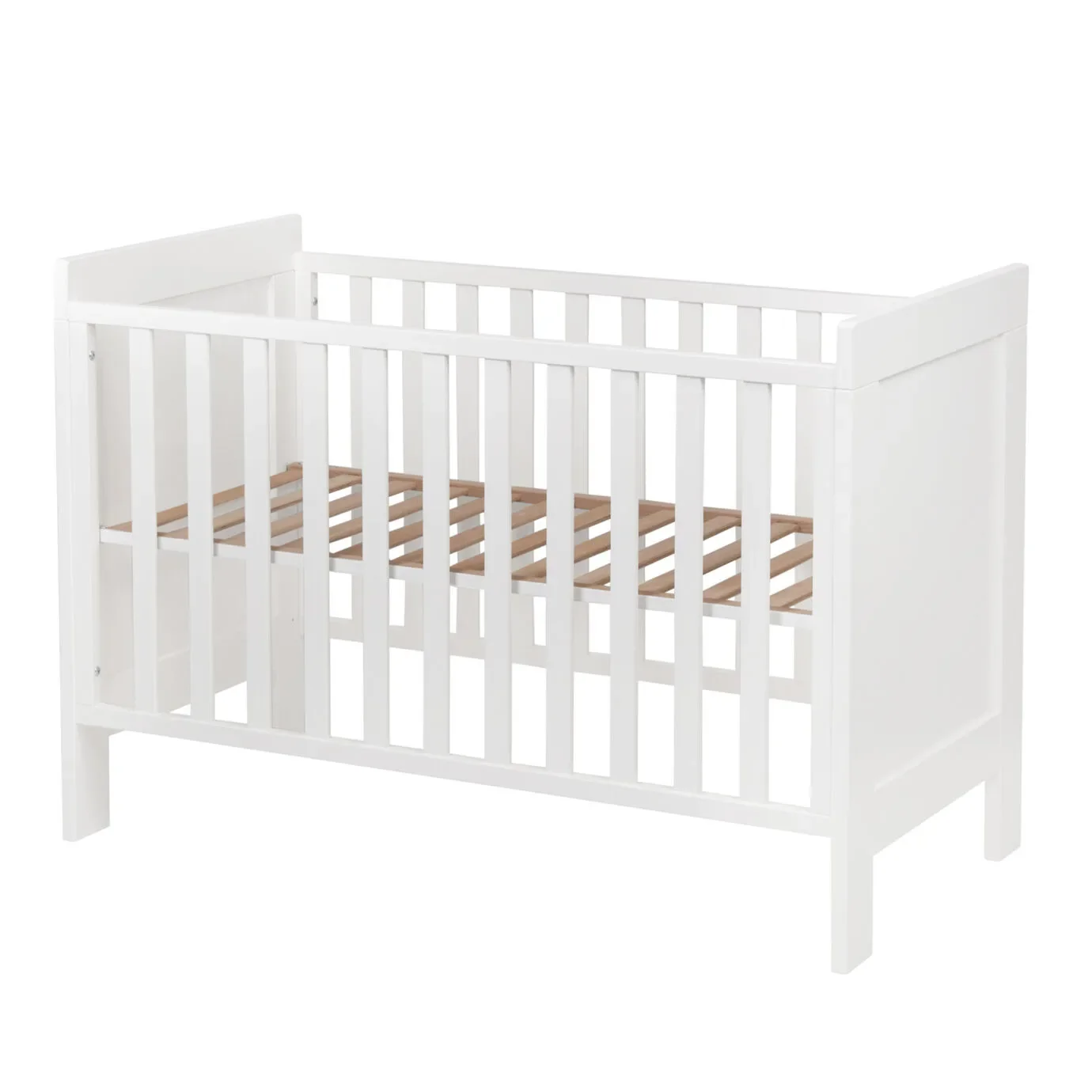 Quax Babybett - Mila (Geschlossen) 120 x 60 cm, Farbe: weiss