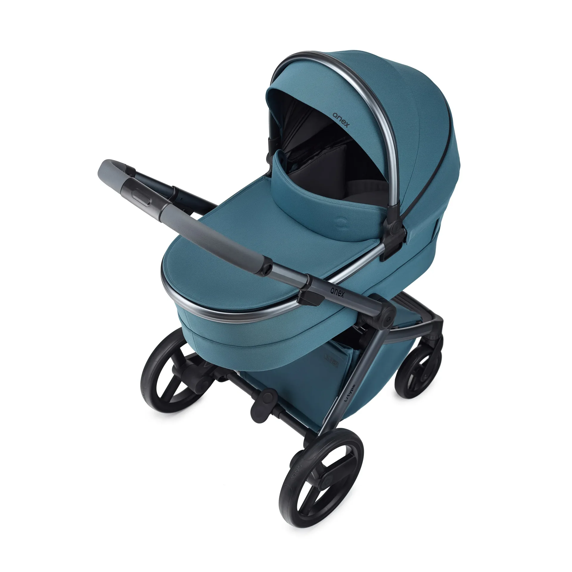 Anex Kinderwagen L-Type Ocean, leichter All-Terrain-Kinderwagen, faltbar, ultraleicht, meeresblau