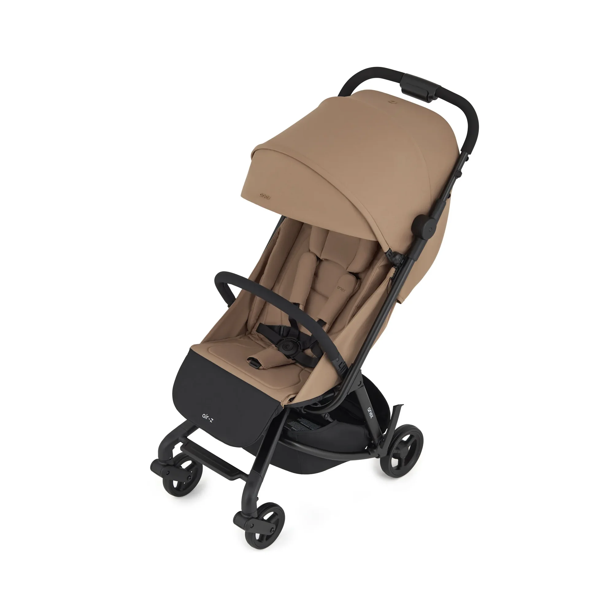Anex Air-Z ultraleichter Kombikinderwagen, Aluminiumrahmen, 4-Rad-Federung, klappbar, toasted