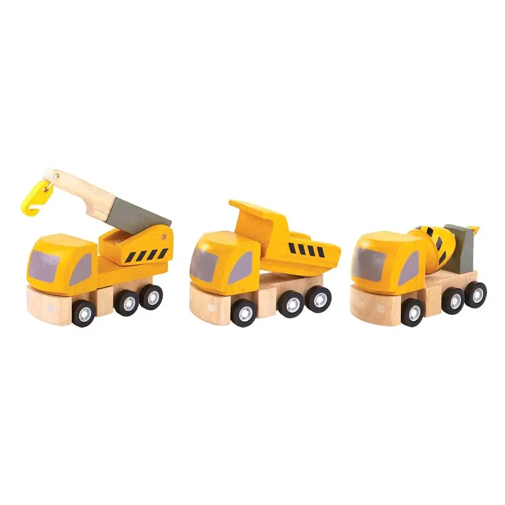 Plan Toys Spielzeug Strassenwartung-Set  Holz