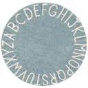 Lorena Canals runder Teppich ABC blau