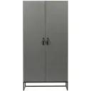 Woood Kleiderschrank Morris lehmgrau