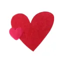 Lorena Canals waschbarer Teppich "Herz" Agatha Ruiz de la Prada