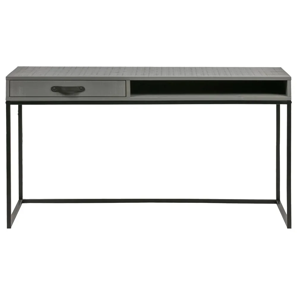 Woood Schreibtisch Morris lehmgrau