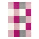 Livone Kinderteppich Patchwork rosa, Teppichgrösse: 160 x 230 cm
