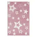 Livone Kinderteppich Galaxy Sterne rosa, Teppichgrösse: 160 x 230 cm