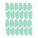 tresxics Wandsticker Wolken mint