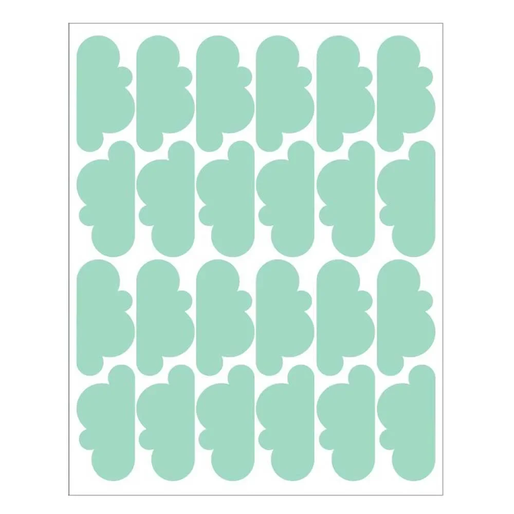 tresxics Wandsticker Wolken mint