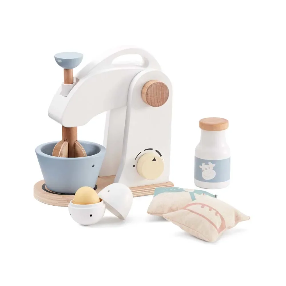 Kids Concept Spiel Mixer aus Holz mit Zubehör