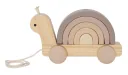 Jabadabado Kinderspielzeug, Nachziehtier, Stapelspielzeug Schnecke