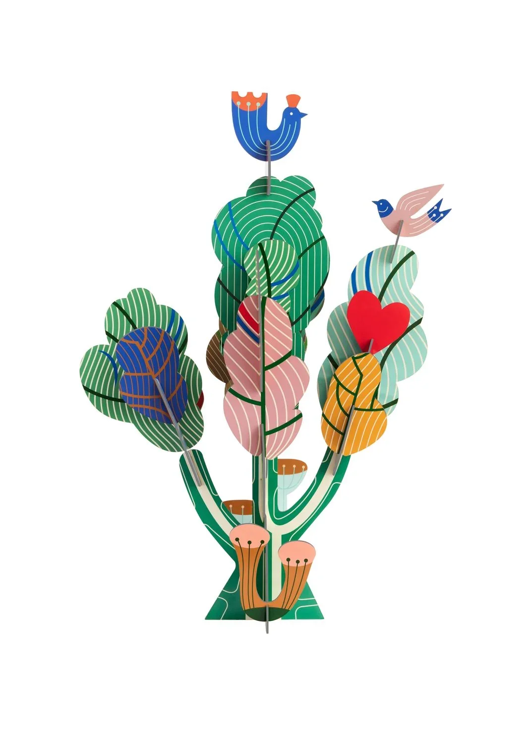 Studio ROOF Wanddeko, Bastel-Set, 3D Wandobjekt - Tree of Life by Ilya