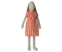 Maileg Kinderspielzeug, Kinderpuppe - Hase Größe 5, Kleid