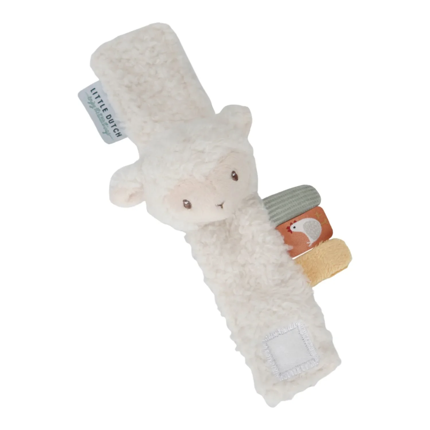 Little Dutch Handgelenkrassel Little Farm - Schaf Rasselarmband & Greifelementen