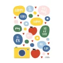 Lilipinso Wandsticker A3 Apfel, Kamera & mehr