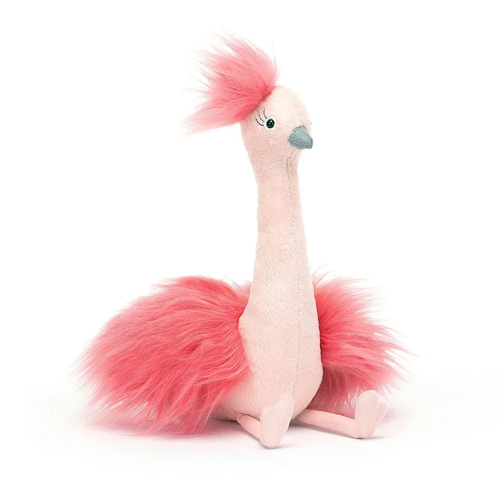 Jellycat Kuscheltier, Plüschtier, Stofftier - Fou Fou Ostrich