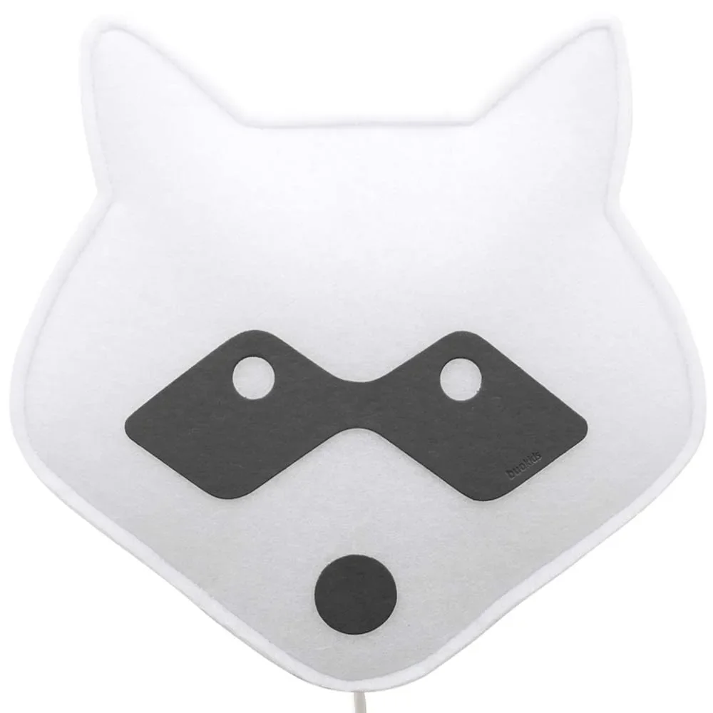 Buokids Soft Wandlampe Waschbär schwarz