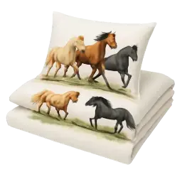 Pferde Kinderbettwäsche image