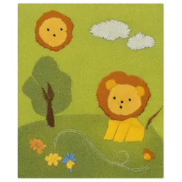 Kinderteppich grün image