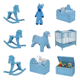 Kinderzimmer blau image