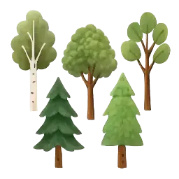 Bäume Wandsticker image