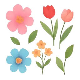 Wandsticker Blumen image