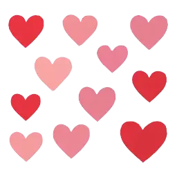 Herzen Wandsticker image