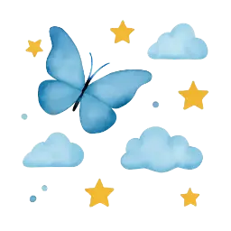 blaue Wandtattoos image