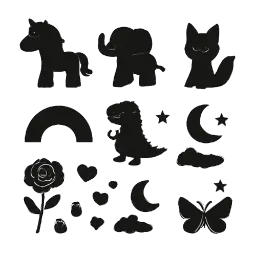 anthrazit - schwarze Sticker image