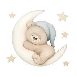 Douce Nuit Teddy Bild