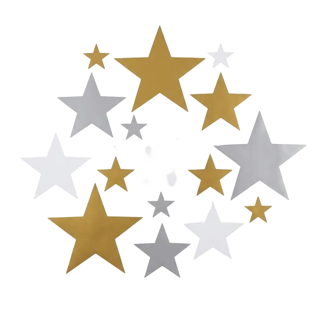Sterne Wandgestaltung Bild