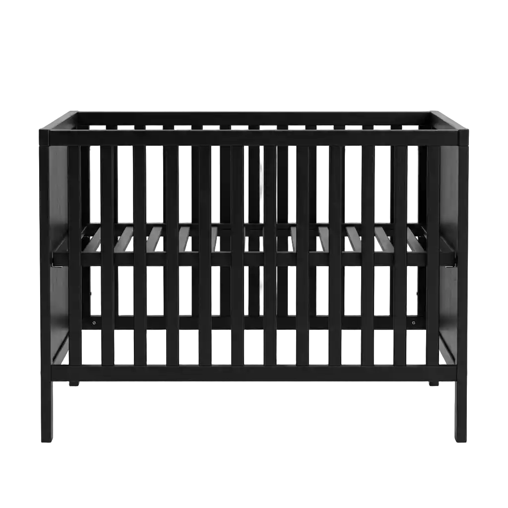 Babyzimmer in schwarz Bild