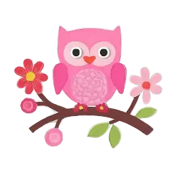What a Hoot pink image