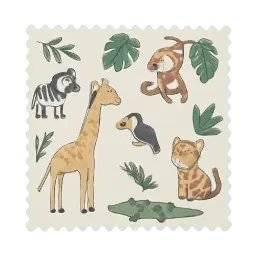 Kinderstoff Dschungel Bild