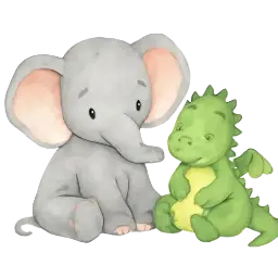 Elefant & Drache image