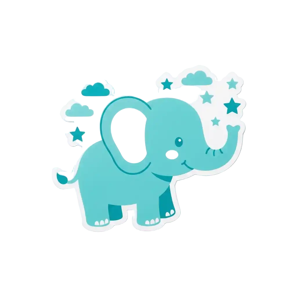 Wandsticker türkis image