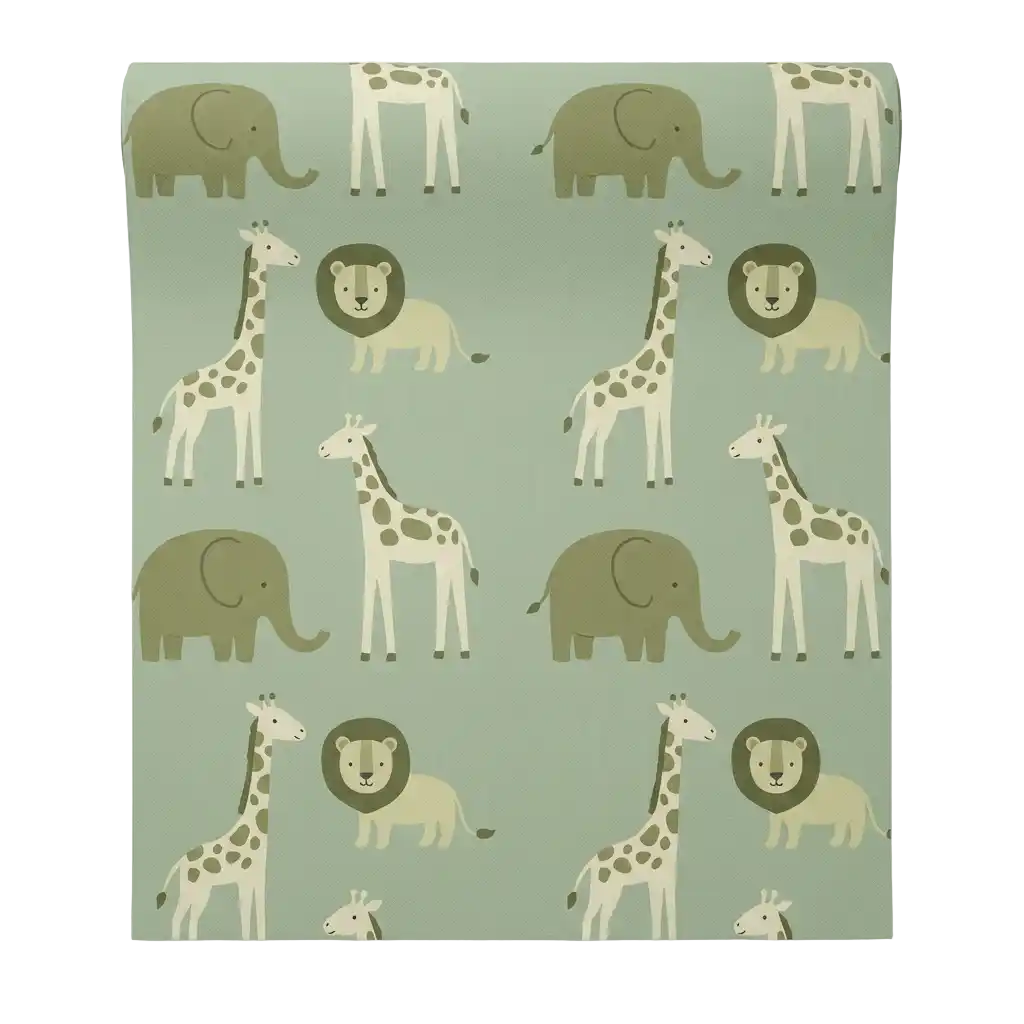 grüne Kinderstoffe Bild