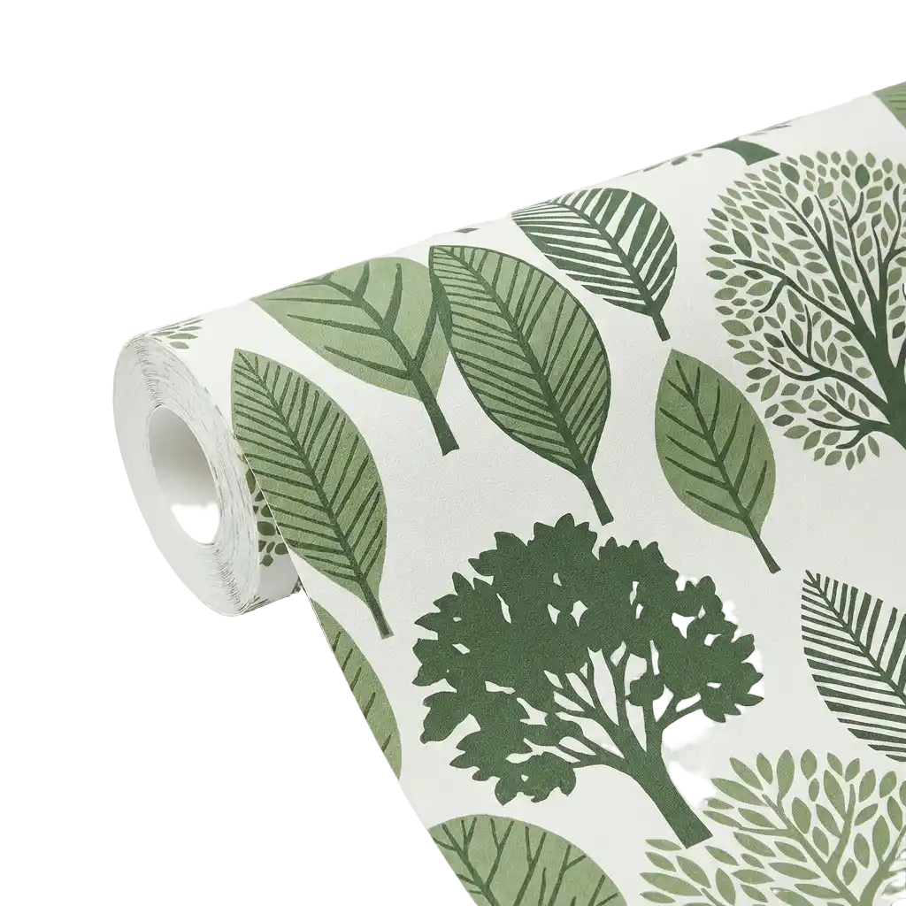 grüne Tapetenbäume image