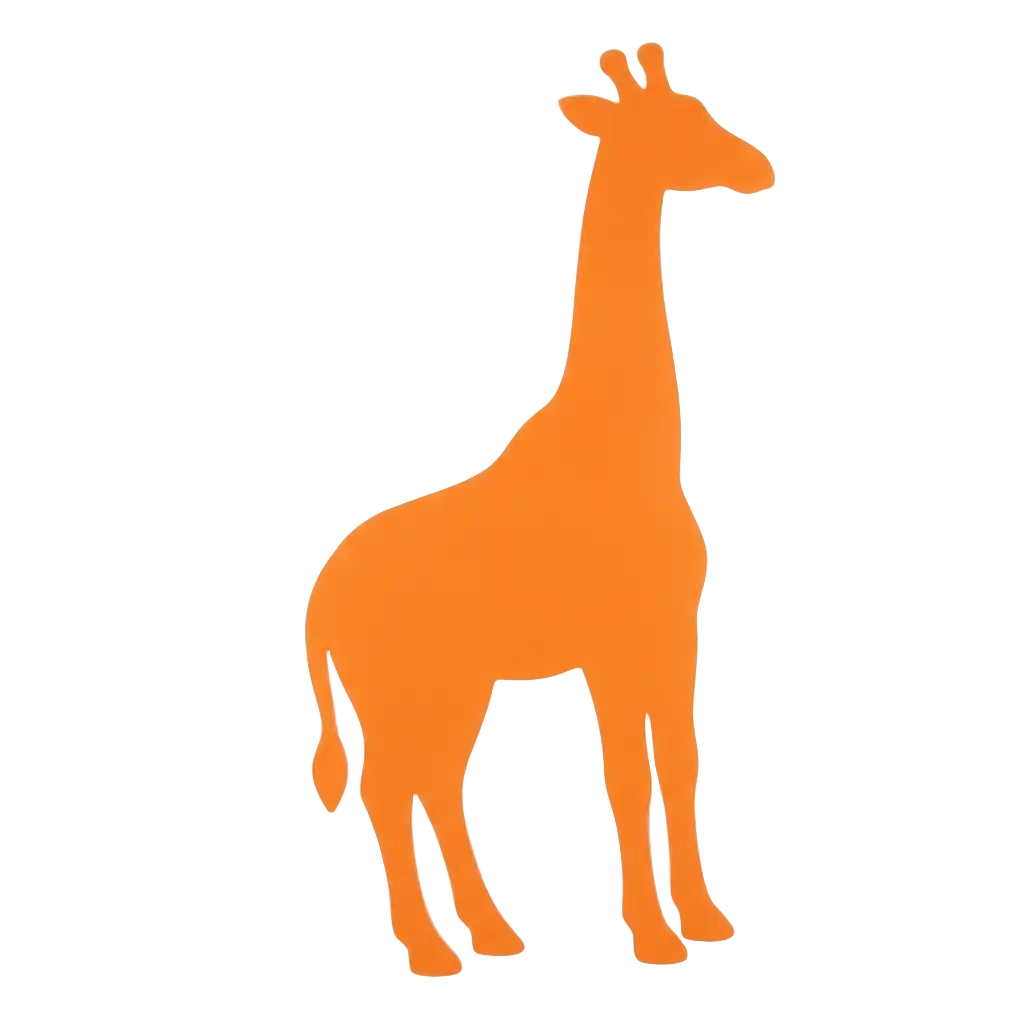 Wandsticker orange image