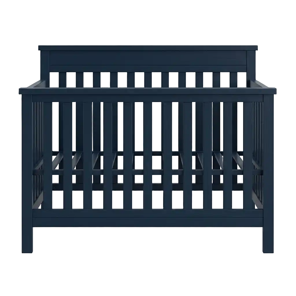Babybett Dunkelblau Bild