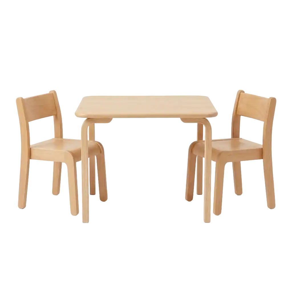 Kindertisch mit Stühlen image