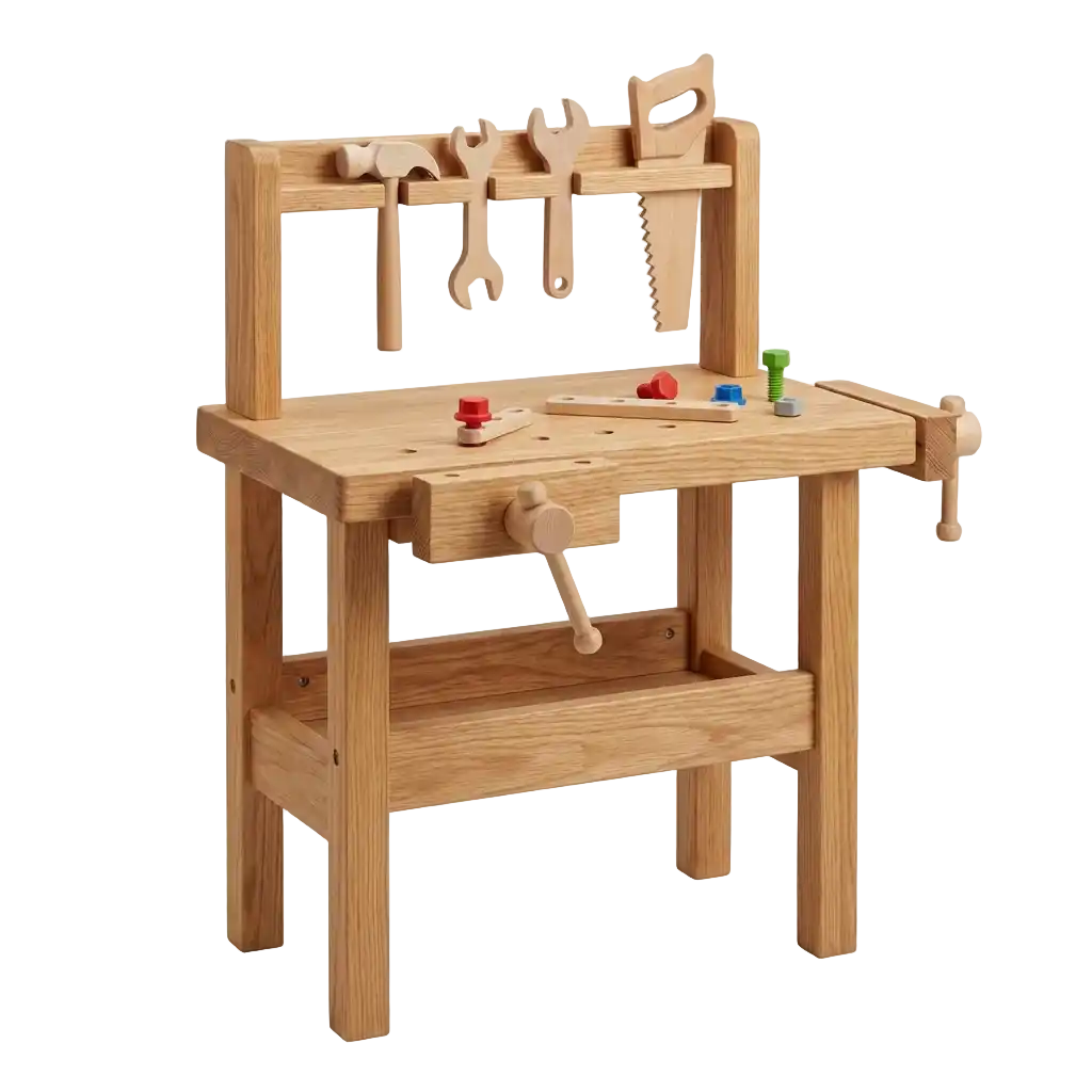 Kinderwerkbank Holz image