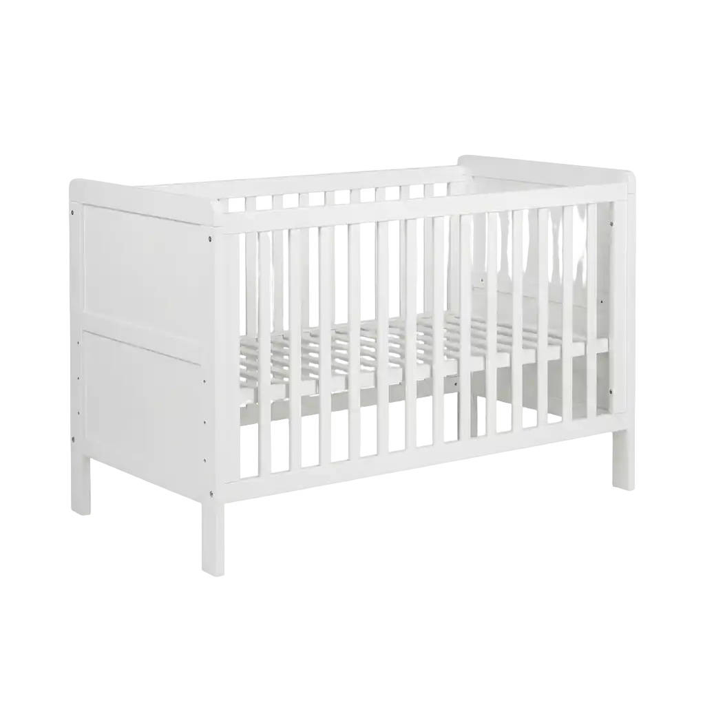 Gitterbett weiß image