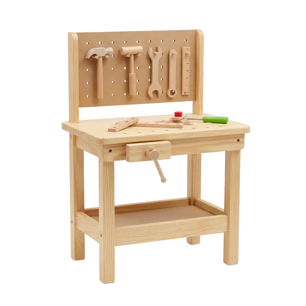 Werkbank Kinder Holz Bild