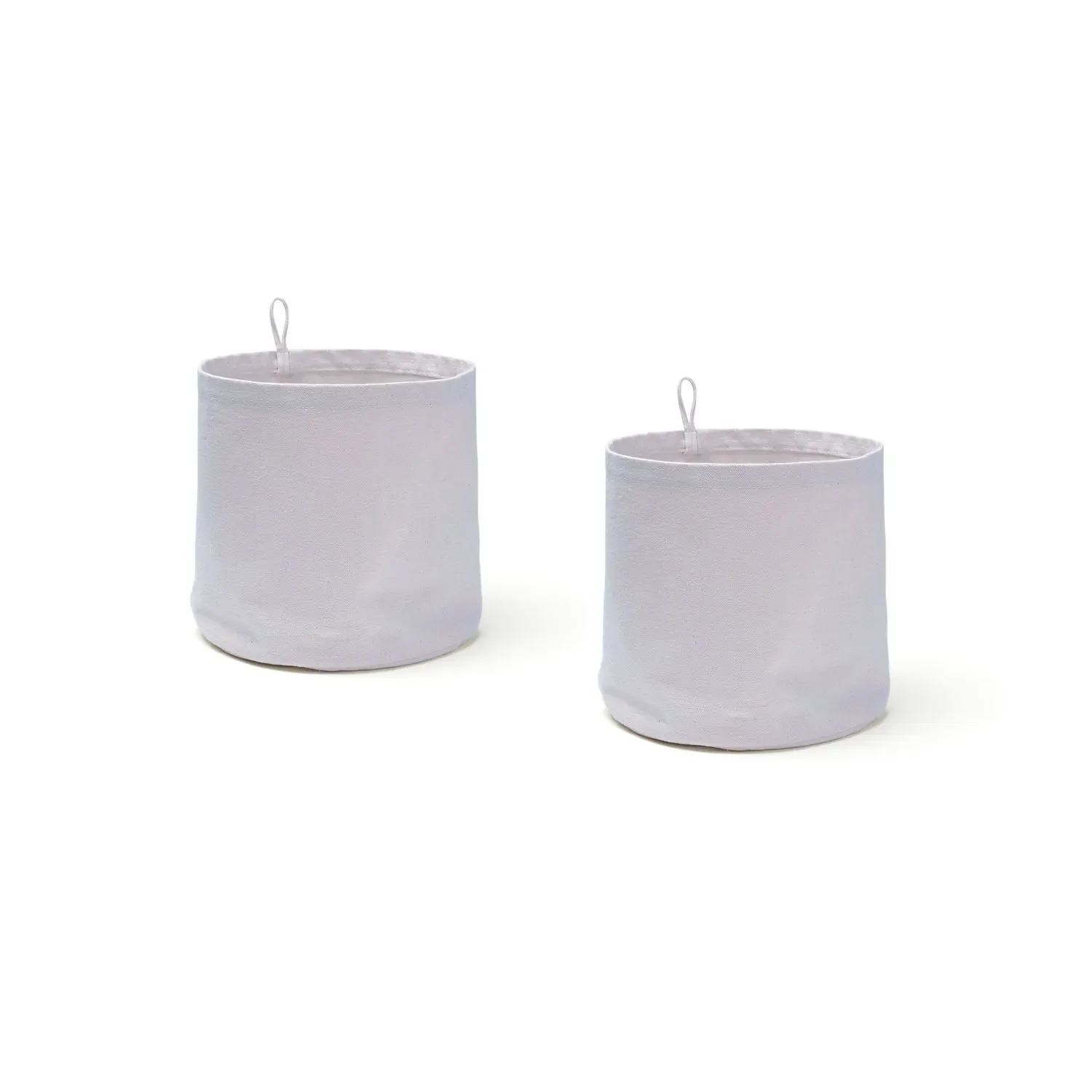 Kids Concept Aufbewahrungsboxen rund aus Stoff, lila