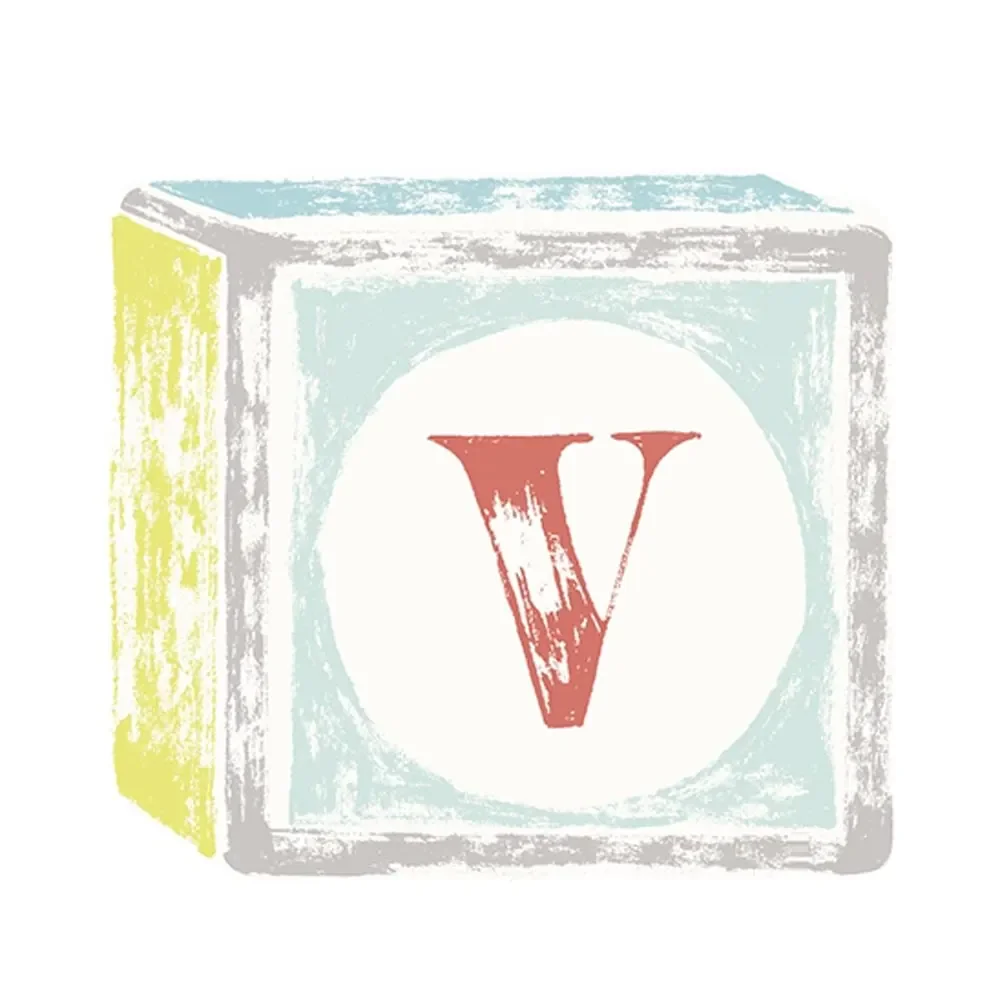 "Lilipinso Sticker Buchstabe auf Spielwürfel V image"