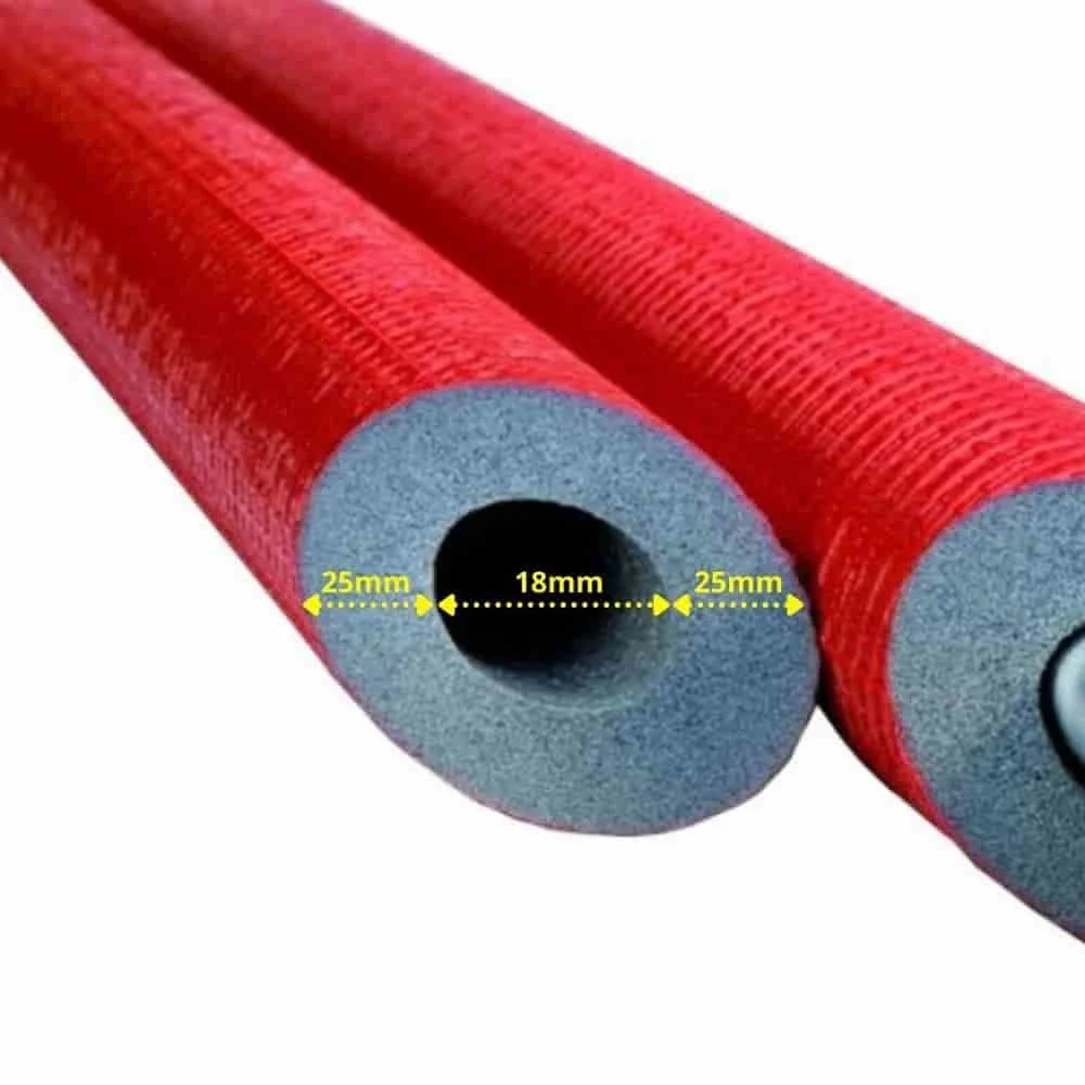 "Rohrisolierung 18 mm, 2m, flexibel, Dämmung Heizung, Sanitär, GEG konform image"