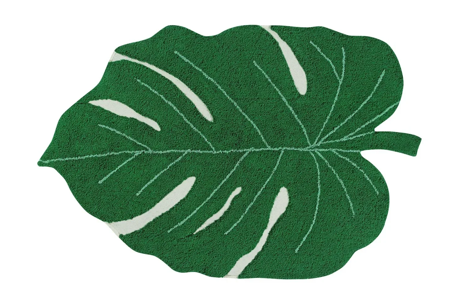 "Lorena Canals Waschbarer Teppich - Monstera Leaf, 120 x 160 cm image"