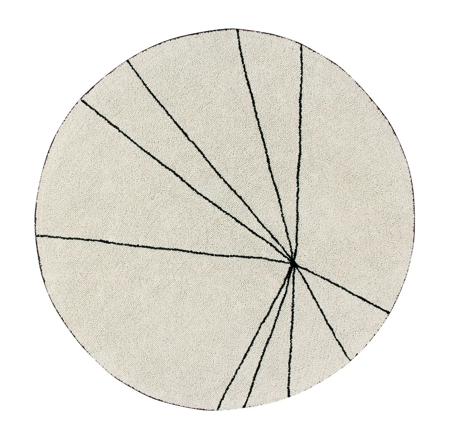 Lorena Canals Waschbarer Teppich - Trace Beige, 160 cm