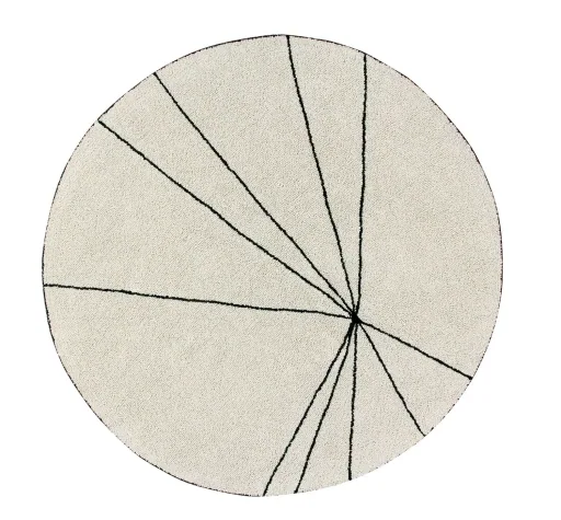 "Lorena Canals Waschbarer Teppich - Trace Beige, 160 cm image"